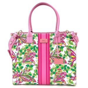 NWT Trina Turk Butterfly‎ Tote w/Adjustable Strap